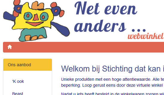 Webshop op basis van osCommerce. Responsive design.